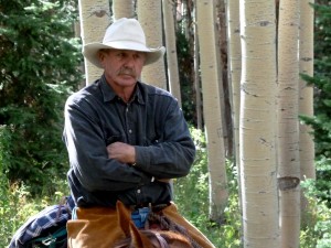 Cowboy poet Fred Engel at Life Under The Horseshoe in Spring City, UT May 16th, 2015