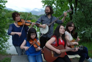 Otter Creek, a duo + 3 sisters, perform religious, folk and bluegrass Saturday, June 13th, at Life Under The Horseshoe Live Radio Theater in Spring City, UT