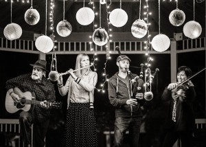 Celtic folk band Annie's Romance performs July 18th in Spring City, Utah at Life Under The Horseshoe live radio show at history Victory Hall, 6:50 p.m. to 8:20 p.m. (about)